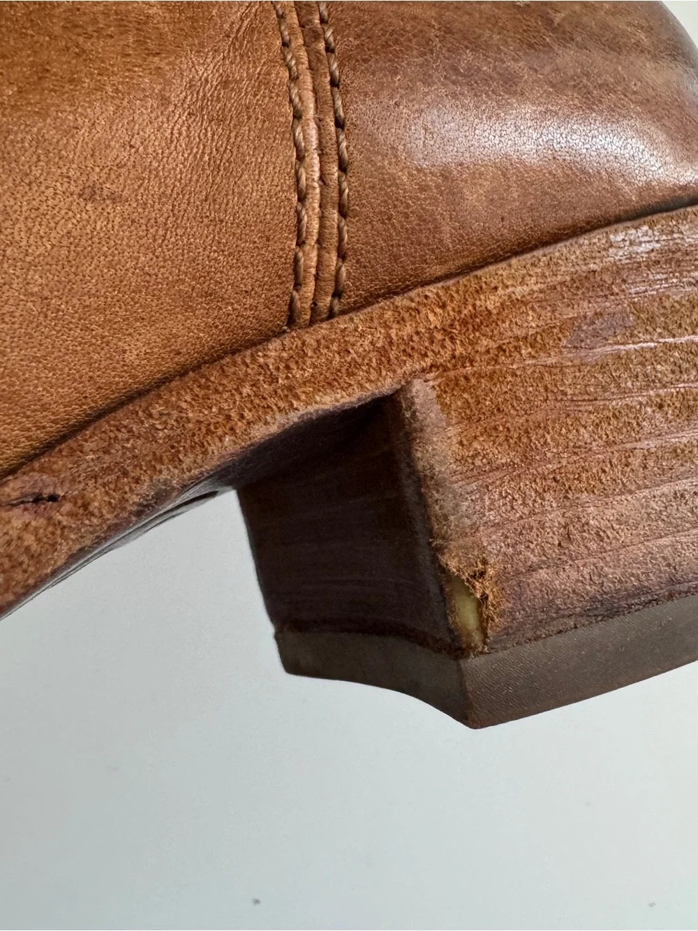Kork-Ease Mindo Ankle Boots Cognac Brown Size 7
